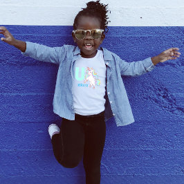 Magiska U för Unicorn Småbarn Tee