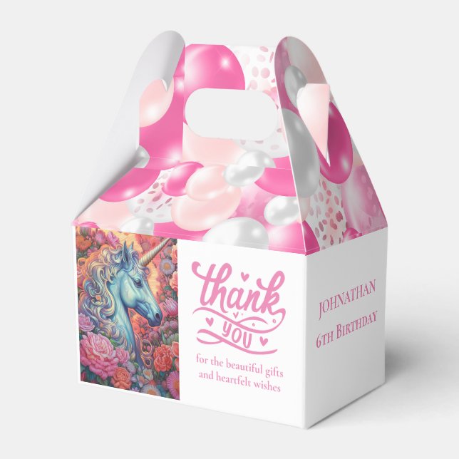 MAGISKA UNICORN BALLOONER PRESENTASKAR (Framsidan Sidan)