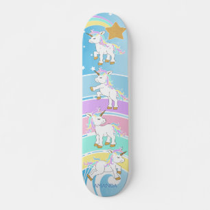 Magiska universitet - blå mini skateboard bräda 18,5 cm