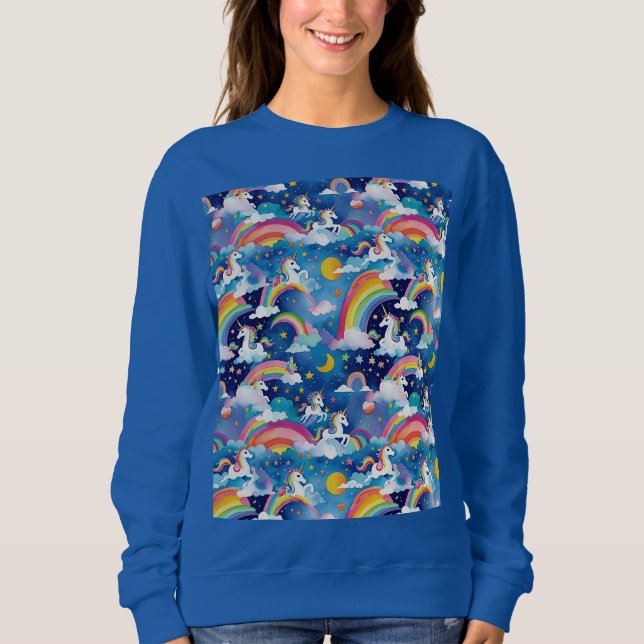 Magiska universitet och regnbågar t shirt (Framsida)