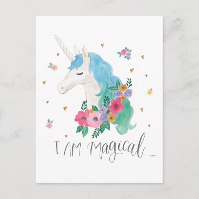 Magiska vänner IV | Jag är magisk Vykort (Framsida)