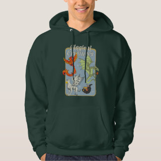 Magiska Varelser Vintage Grafik Hoodie