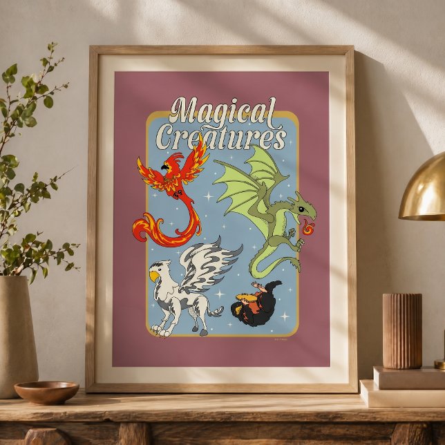 Magiska Varelser Vintage Grafik Poster (Skapare uppladdad)