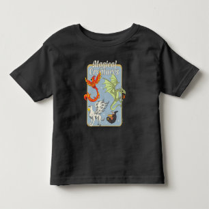 Magiska Varelser Vintage Grafik T Shirt