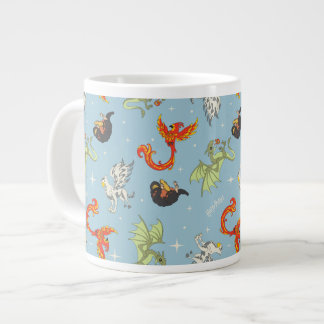 Magiska Varelser Vintage Mönster Jumbo Mugg