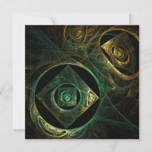 Magiska Vibrations Abstrakt Art