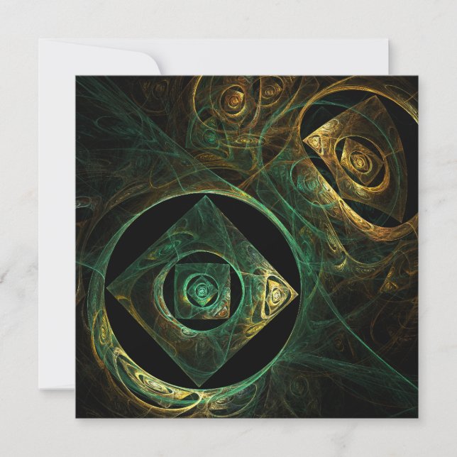 Magiska Vibrations Abstrakt Art (Framsida)