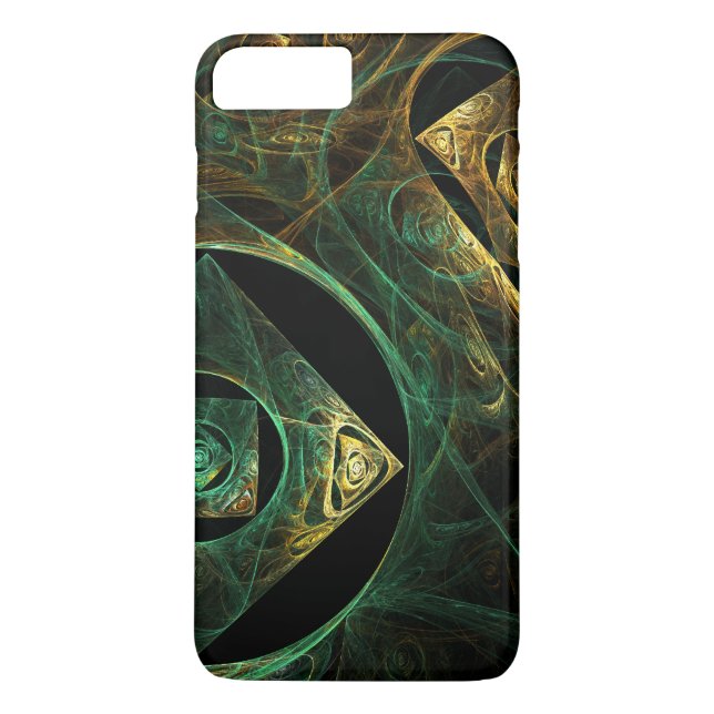 Magiska Vibrations Abstrakt Art Case-Mate iPhone Skal (Baksida)
