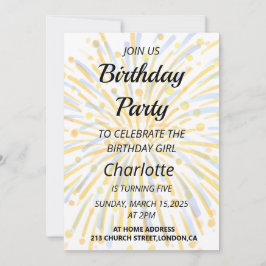 Magiskt 5:e födelsedag inbjudningar