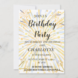 Magiskt 5:e födelsedag inbjudningar