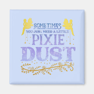 Magiskt Älv Pixie Damm Söt Inspirerande Citat Magnet