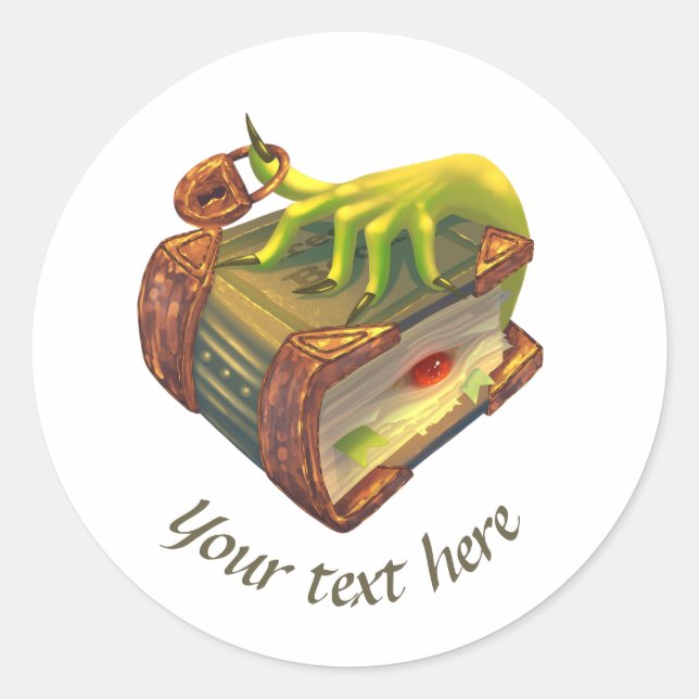 Magiskt anpassade etikett modern design (Framsida)