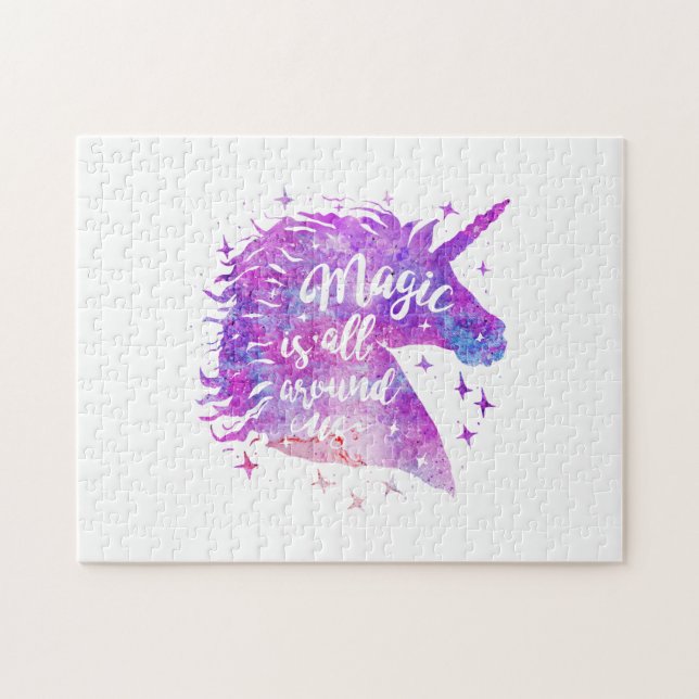 Magiskt är överallt - välj bakgrund färg pussel (Horisontell)