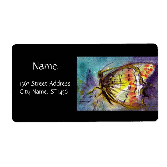 MAGISKT BUTTERFÄRDIGT I BLUE Black Fraktsedel (Framsidan)