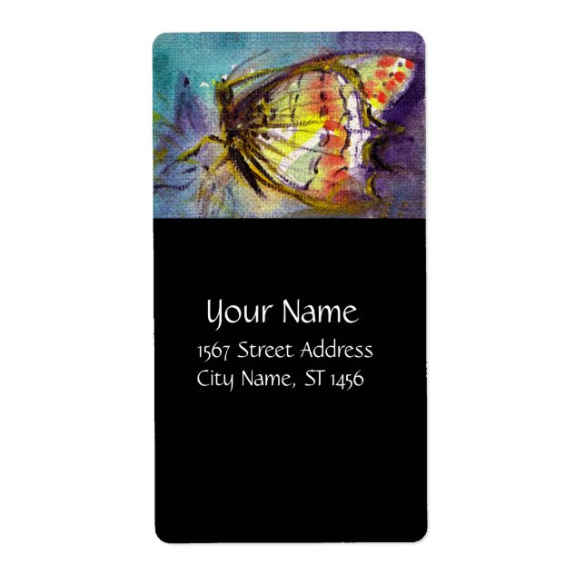 MAGISKT BUTTRYCKLIGT I BLUE Svart Fraktsedel (Framsidan)