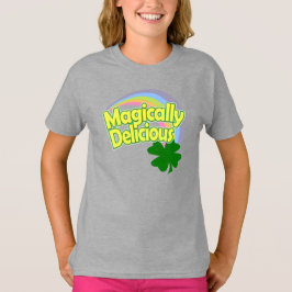Magiskt Delicious Pastel Rainbow Shamrock T-shirt
