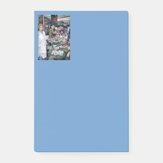 Magiskt evenemang på den svarta marknaden post-it block (Framsida)