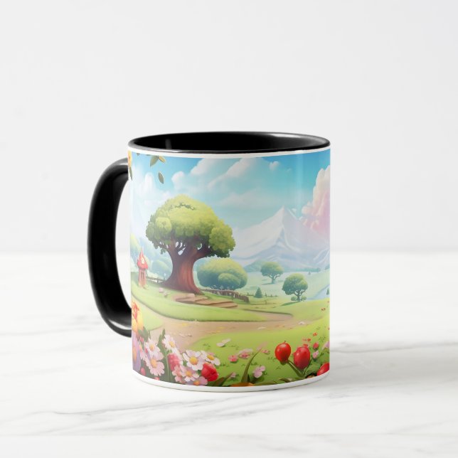 Magiskt fantasyland mugg (Framsida vänster)