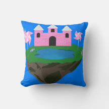 Magiskt Flytande Slott Fantasi