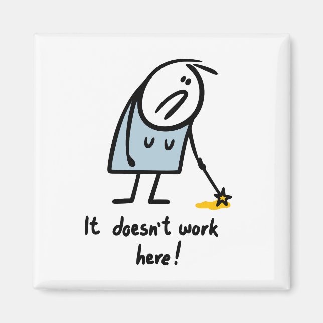 Magiskt fungerar inte magnet (Framsidan)