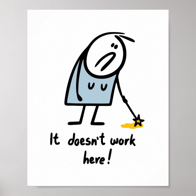 Magiskt fungerar inte poster (Framsidan)