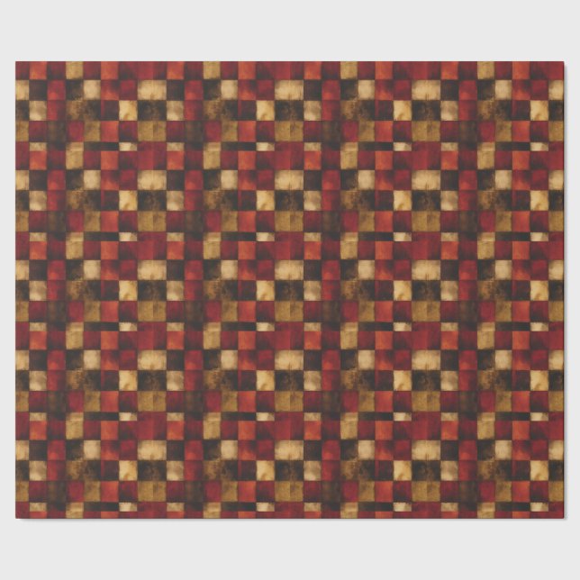 Magiskt julinpackningspapper Platt ark Set om 3 Presentpapper (Seam)