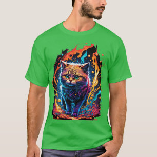 Magiskt kattdesign1 t shirt