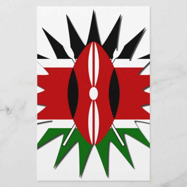 Magiskt Kenya: Firande av Internationella turismda Brevpapper (Framsida)