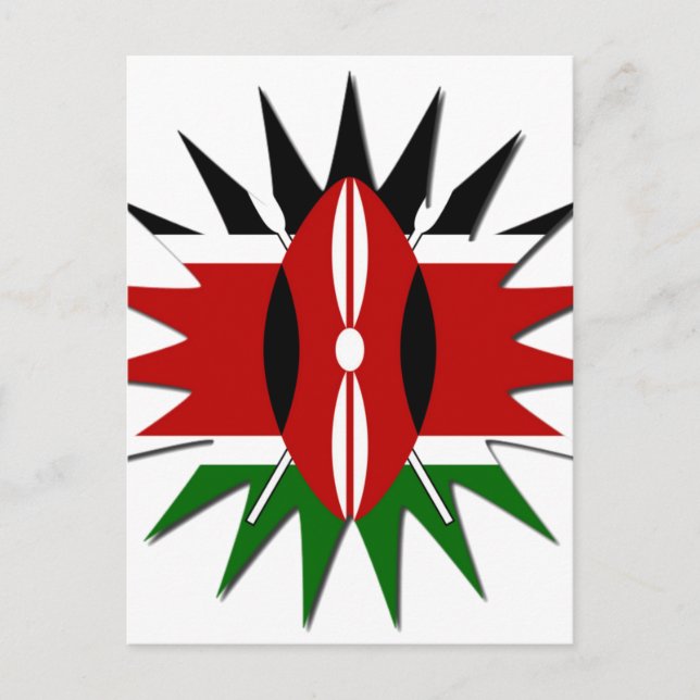 Magiskt Kenya: Firande av Internationella turismda Vykort (Framsida)