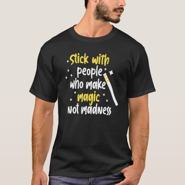 Magiskt kort - design för guider och Illusionis T Shirt (Framsida)