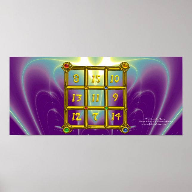 MAGISKT KVARVARA 33, Lila Blue Poster (Framsidan)