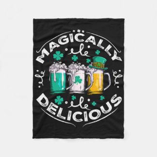 Magiskt läcker St Patricks Day-drickande öl Fleecefilt