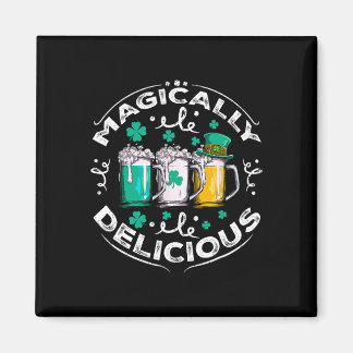 Magiskt läcker St Patricks Day-drickande öl Magnet
