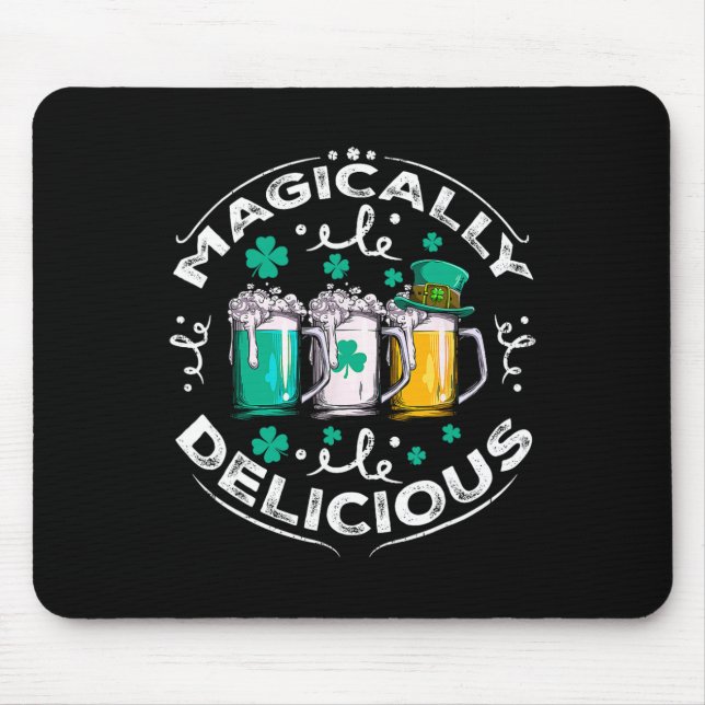 Magiskt läcker St Patricks Day-drickande öl  Musmatta (Framsidan)