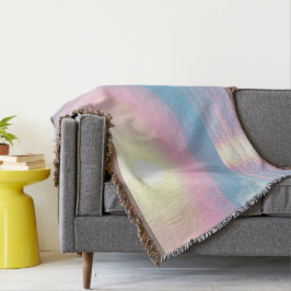 Magiskt landskap i rosa sunset filt