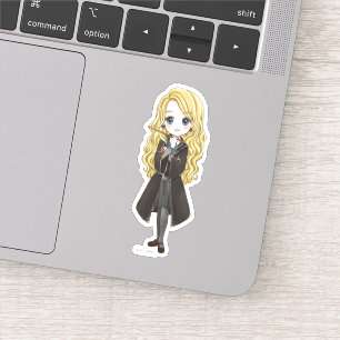 Magiskt Luna Lovegood Watercolor Klistermärken