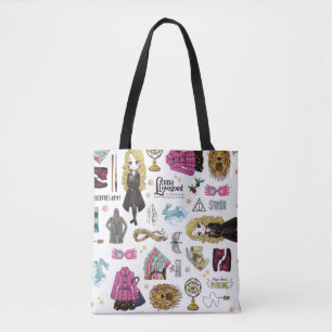 Magiskt Luna Lovegood Watercolor Tygkasse
