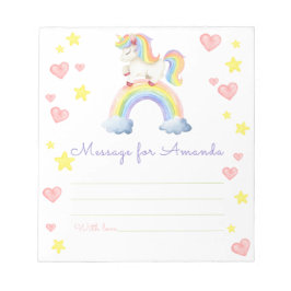 Magiskt meddelande om födelsedagskalender för enhö anteckningsblock