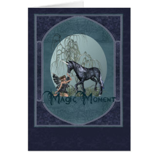 Magiskt ögonblick hälsningskort