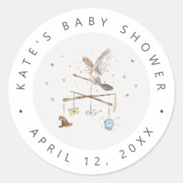 Magiskt paket på Way Sticker-etiketter Runt Klistermärke