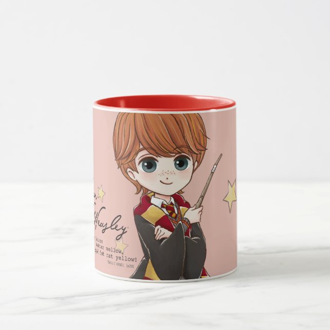 Magiskt Ron Weasley Watercolor Mugg (Center)