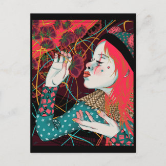 Magiskt sändkort vykort