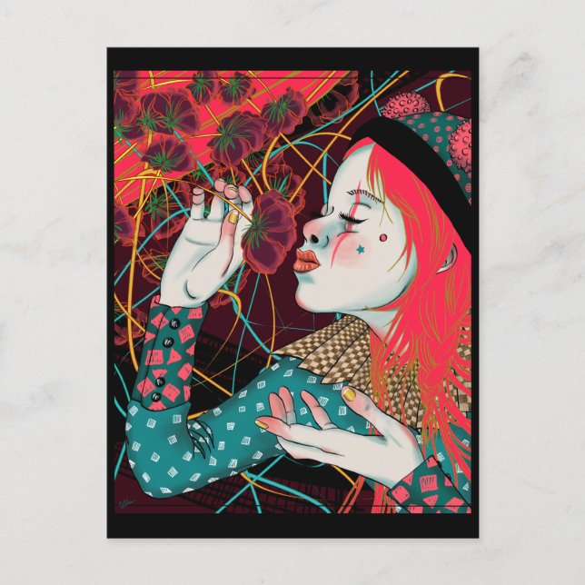 Magiskt sändkort vykort (Framsida)