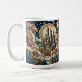 Magiskt Slott i en Mystisk Fantasyvärld Kaffemugg