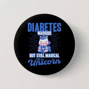 Magiskt som en medvetenhet om Unicorn Diabetes Knapp