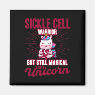 Magiskt som en Unicorn Sickle Cell Awareness 1 Magnet