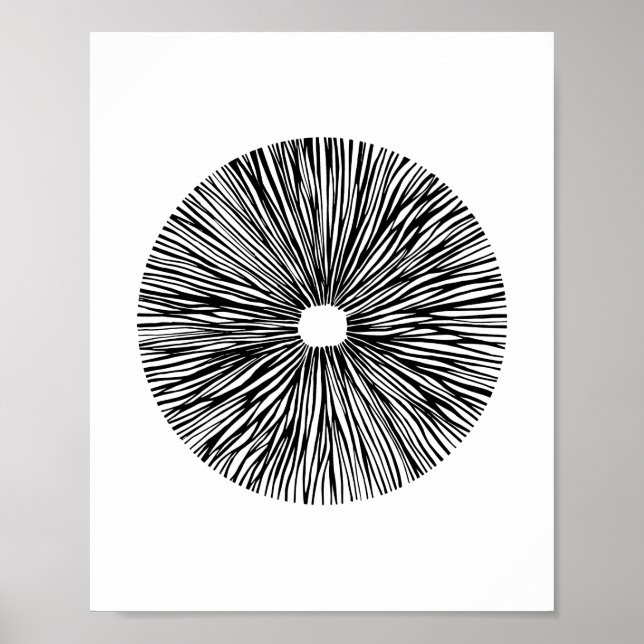 Magiskt svamprumsspore poster (Framsidan)