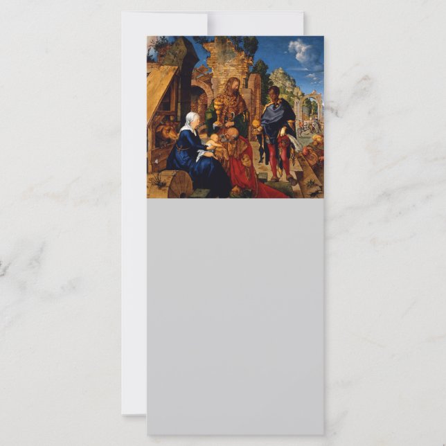 Magiskt tillbedjande av Jesusbarnet (Framsida)