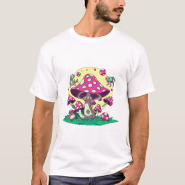 Magiskt tillverkat - Mushroom Chill Resa T Shirt