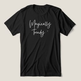 Magiskt Trendig med Trollspö, Stars & Sparkles Whi T Shirt